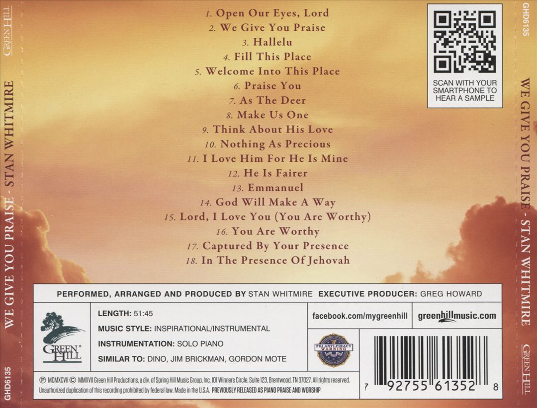 We Give You Praise cover art