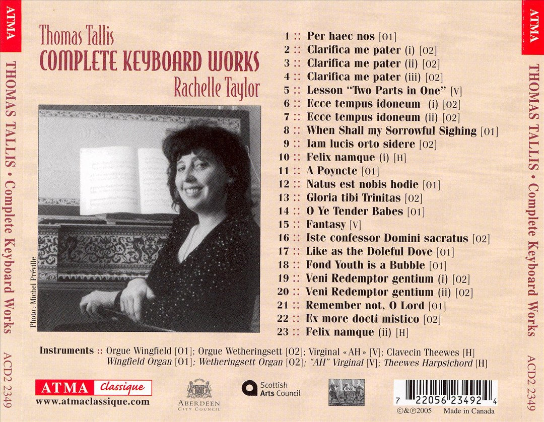 Tallis: Complete Keyboard Works cover art