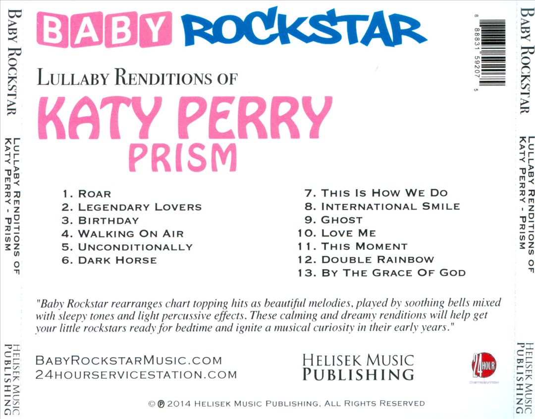 Baby Rockstar: Lullaby Renditions of Katy Perry: Prism cover art
