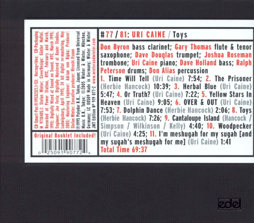 Toys cover art