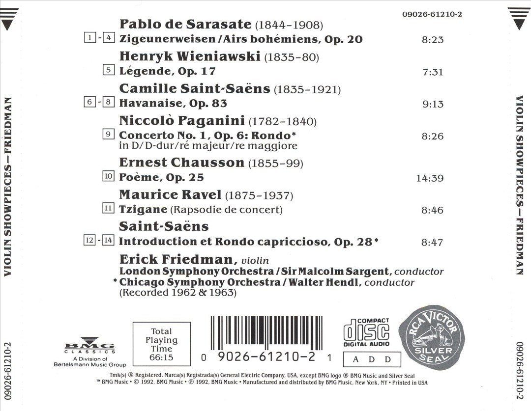 Violin Showpiece: Amcd Gold Disc Pressing cover art