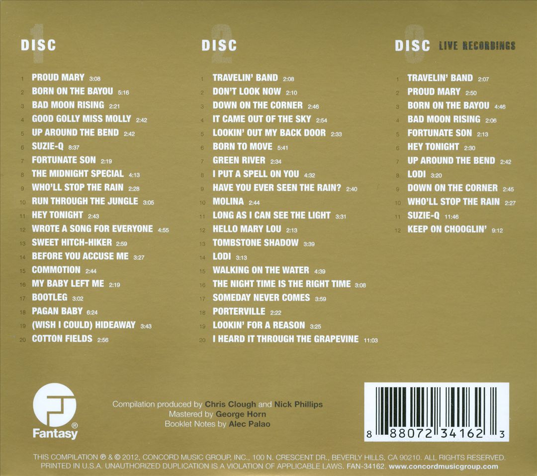 Ultimate Creedence Clearwater Revival: Greatest Hits & All-Time Classics cover art