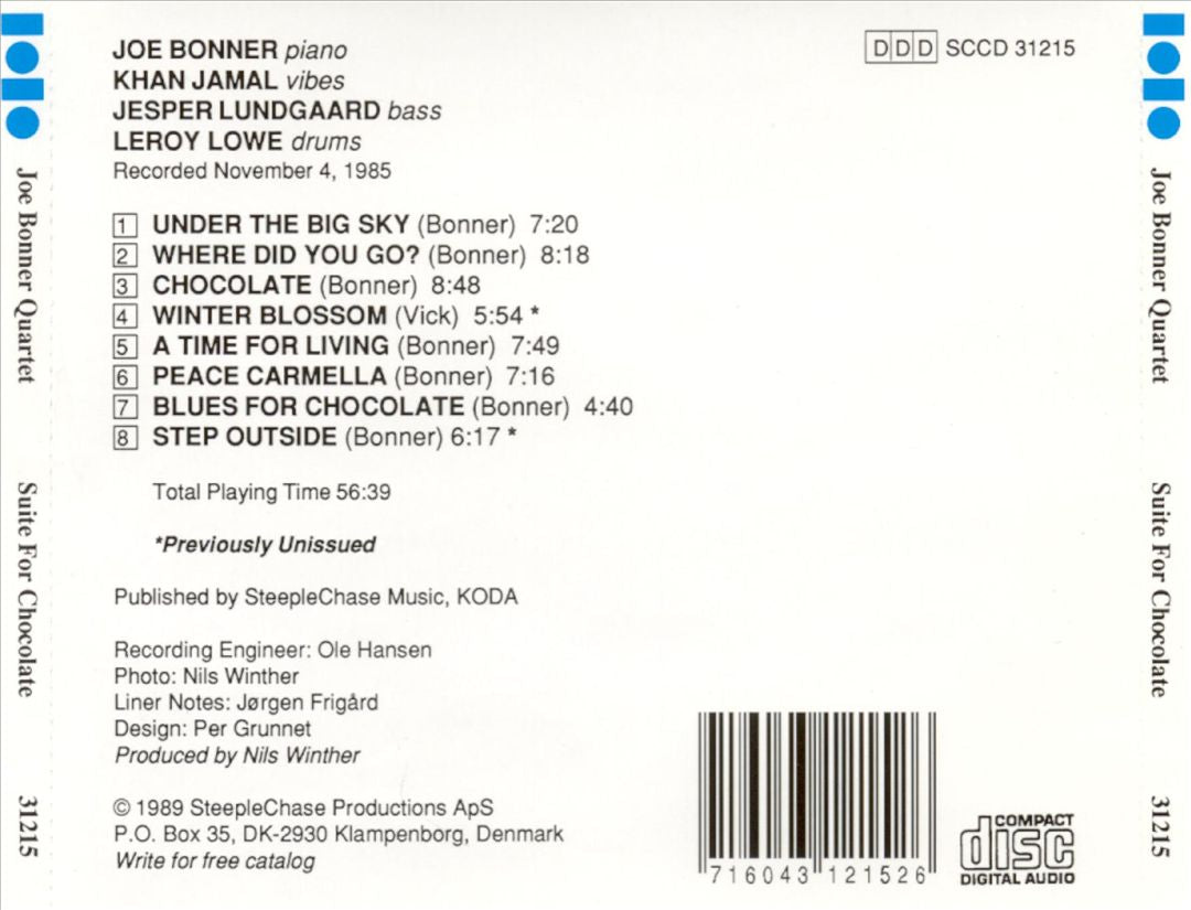 Suite for Chocolate cover art