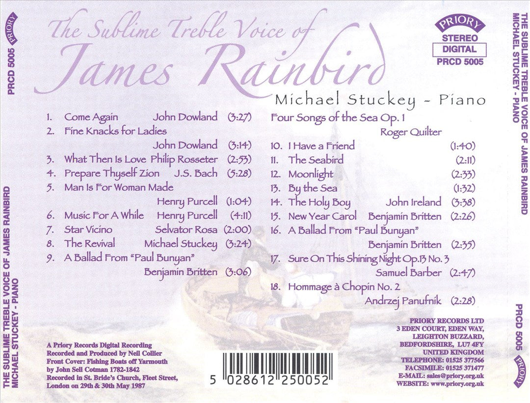 Sublime Treble Voice of James Rainbird cover art