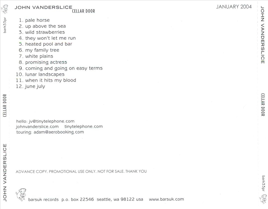 Cellar Door cover art