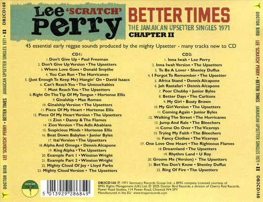 Lee Scratch Perry Presents Better Days: The Jamaican Upsetter Singles 1971 Chapter II  cover art