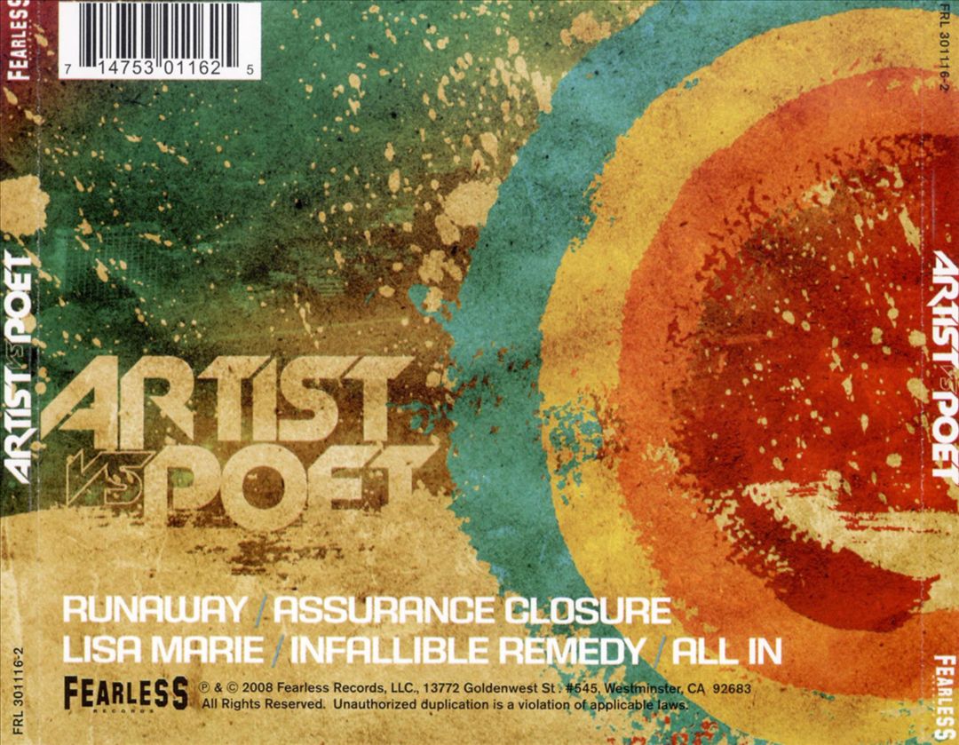 Artist vs Poet EP cover art