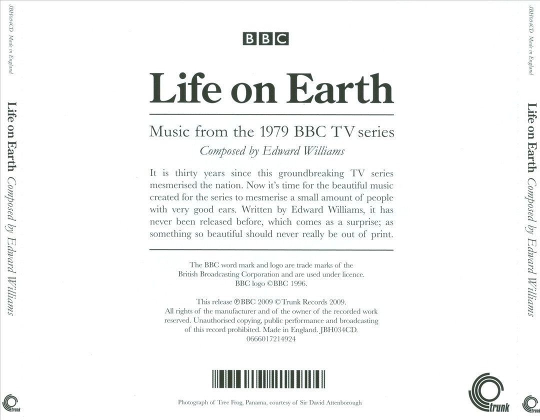 Life On Earth: Music From The 1979 BBC TV Series cover art