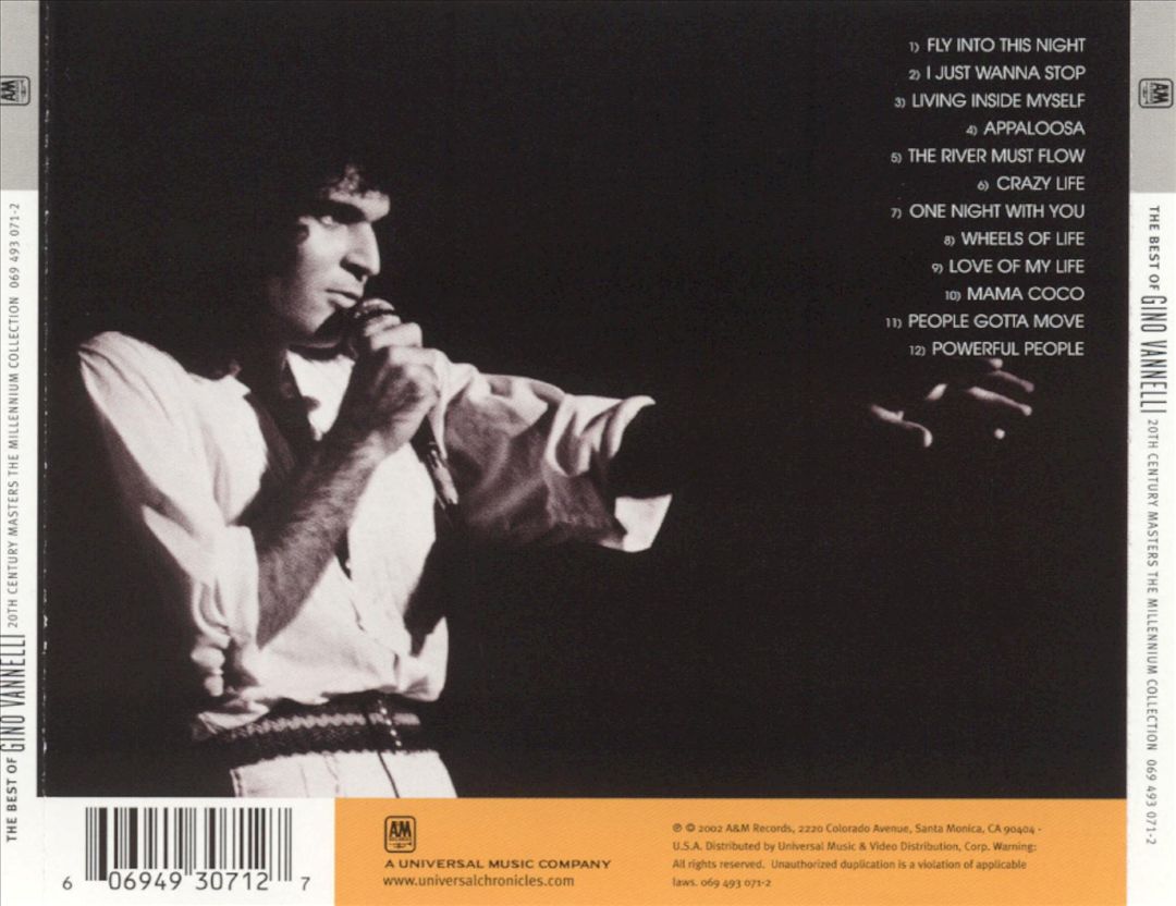 20th Century Masters: The Millennium Collection: Best of Gino Vannelli cover art