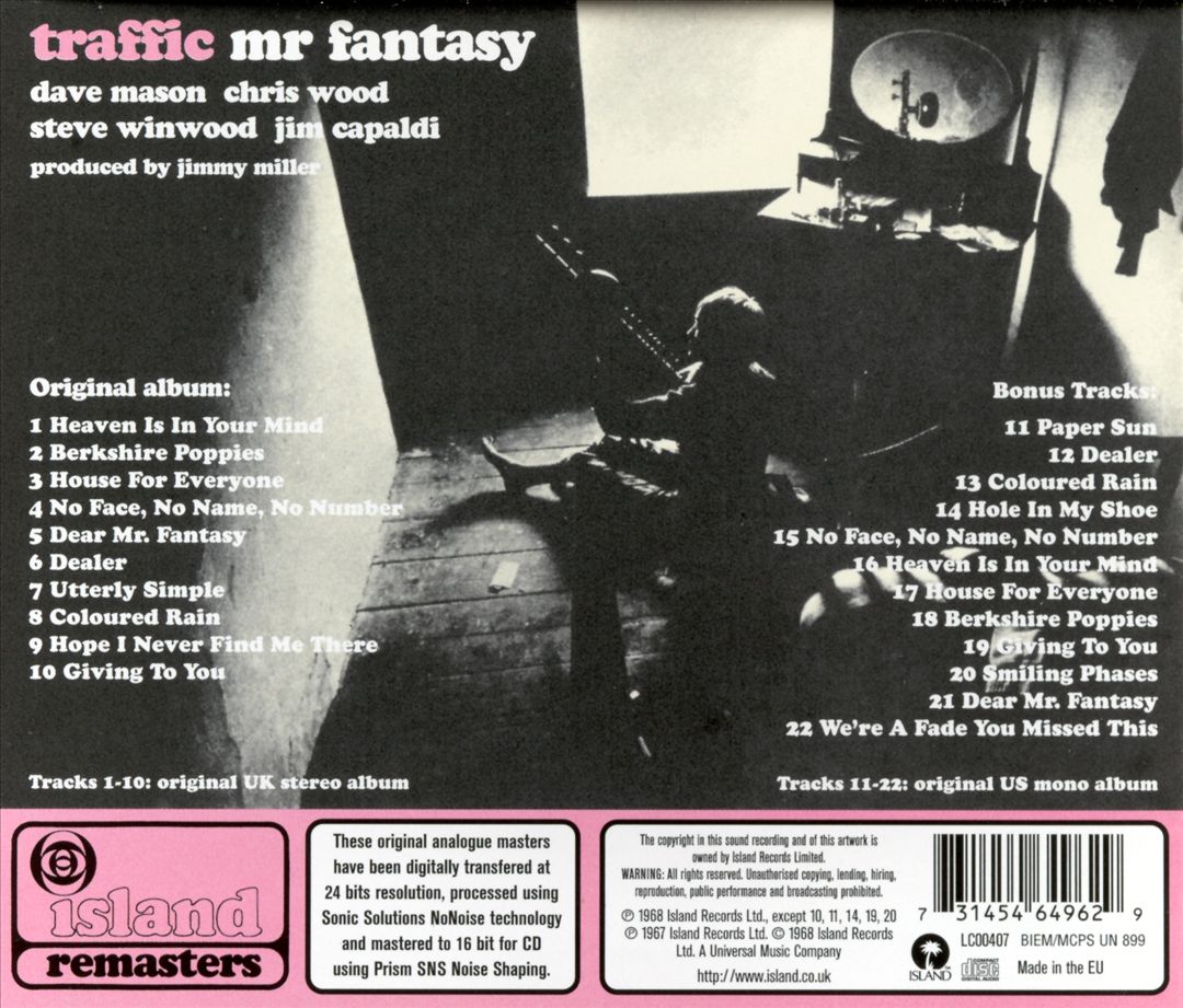 Mr Fantasy cover art
