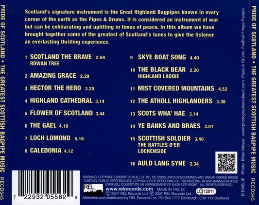 Pride of Scotland: The Greatest Scottish Bagpipe Music cover art