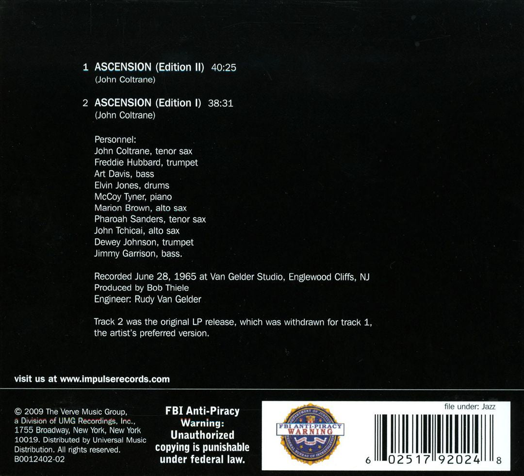 Ascension [Editions I and II] cover art