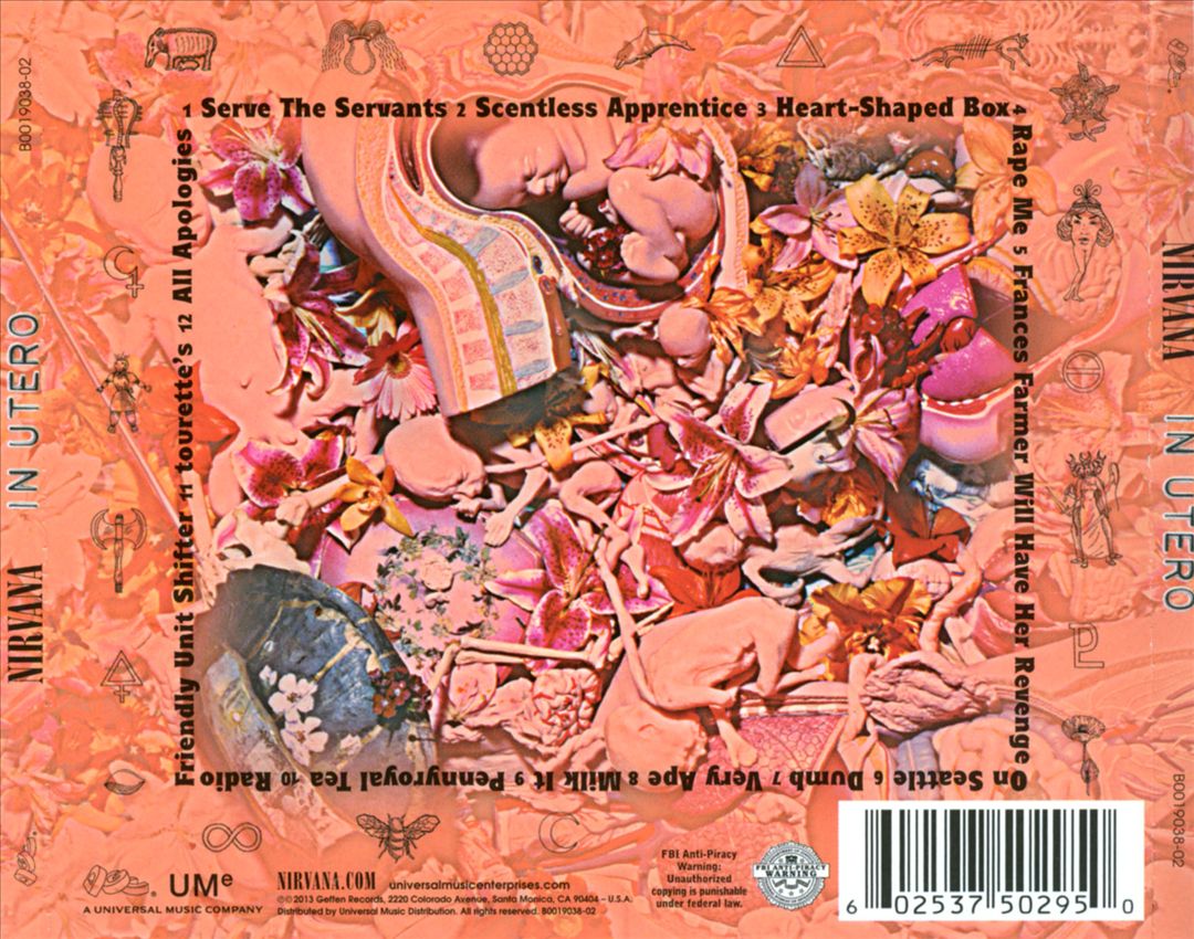 In Utero [20th Anniversary Edition] cover art