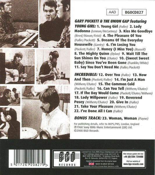 Young Girl/Incredible cover art