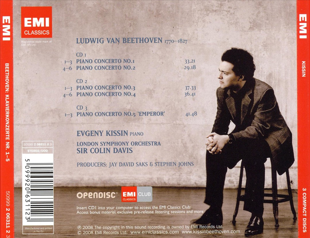 Beethoven: The Complete Piano Concertos cover art