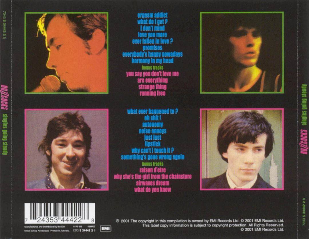 Singles Going Steady [UK Bonus Tracks] cover art