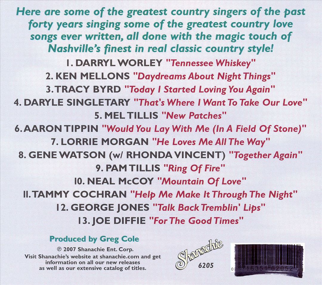 Greatest Country Love Songs cover art