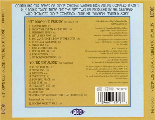 Sit Down Old Friend/You're Not Alone cover art