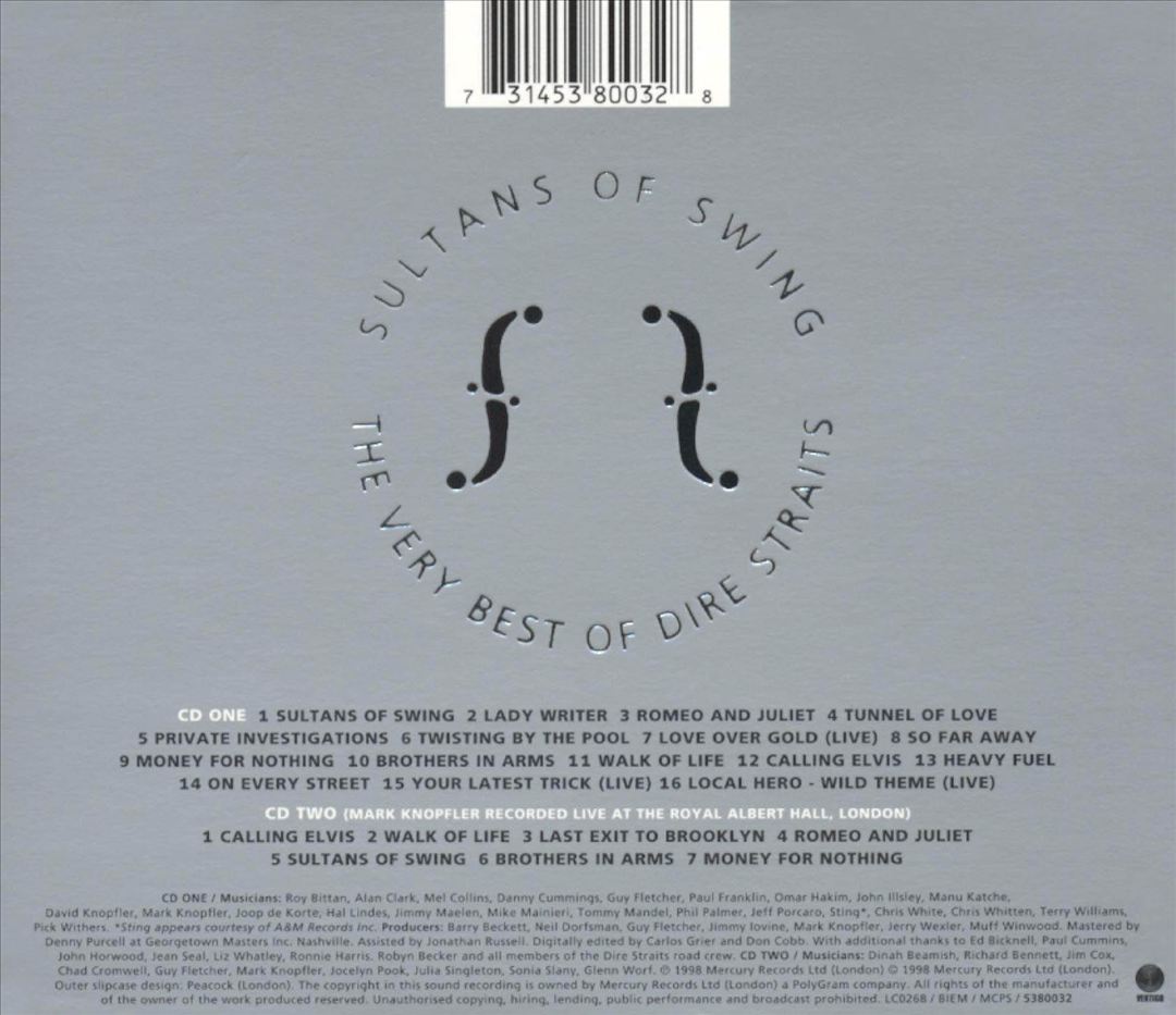 Sultans of Swing: The Very Best of Dire Straits [Bonus Live Disc] cover art