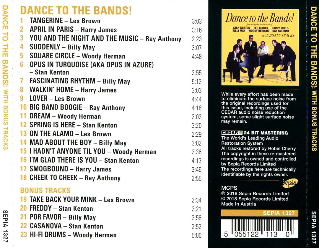 Dance To the Bands! cover art