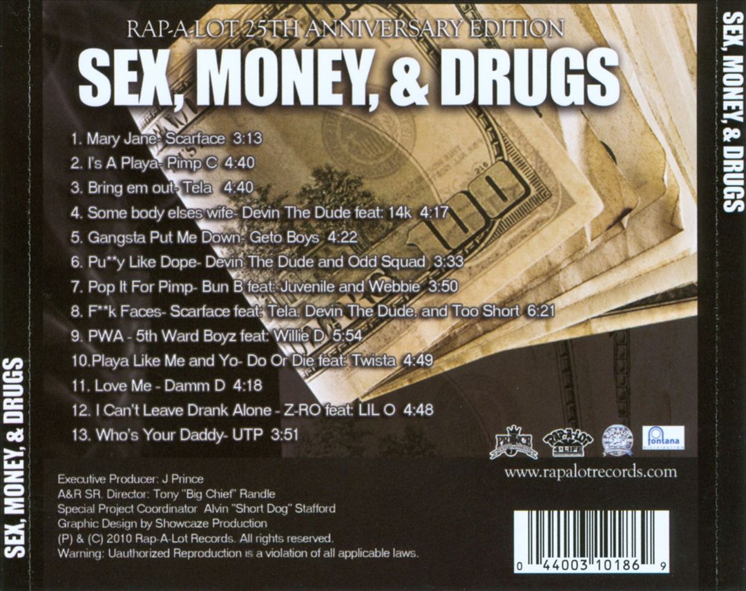 Sex, Money, And Drugs.Vol,1 cover art