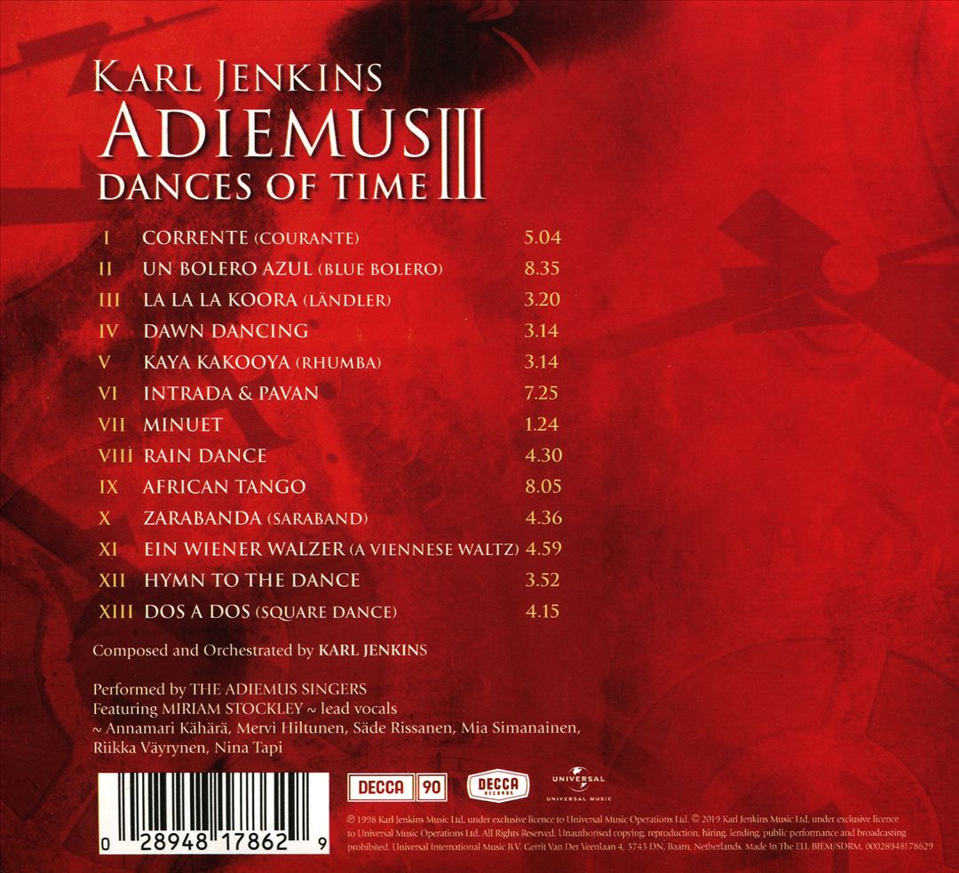 Adiemus III: Dances of Time cover art