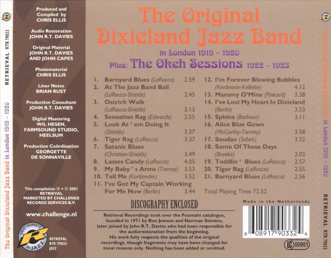 In London 1919-1920 Plus the Okeh Sessions 1922-1923 cover art