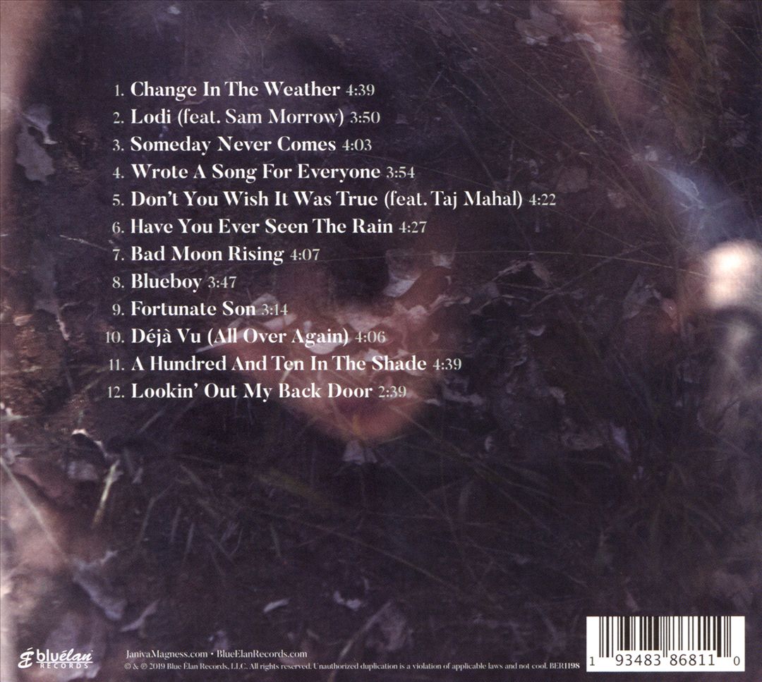 Janiva Magness Sings John Fogerty: Change in the Weather cover art