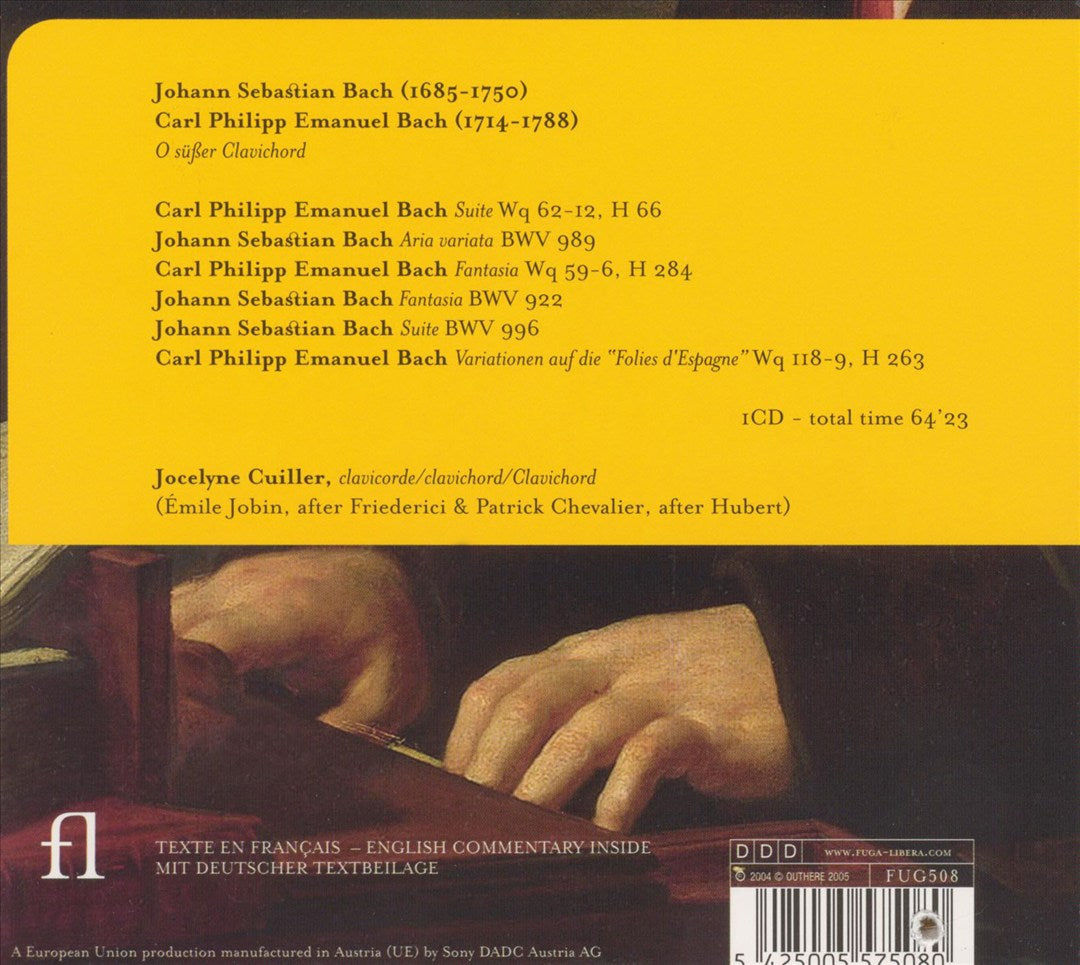 O süßer Clavichord! cover art