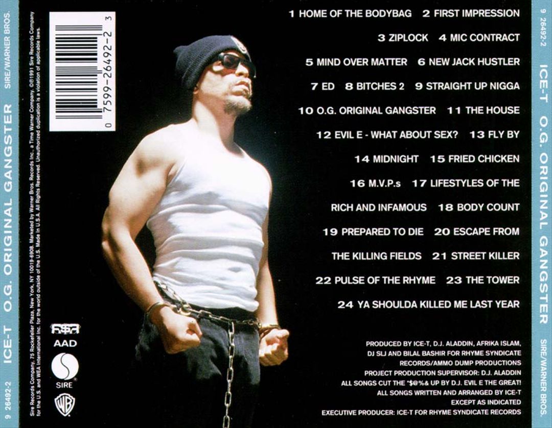 O.G. Original Gangster cover art