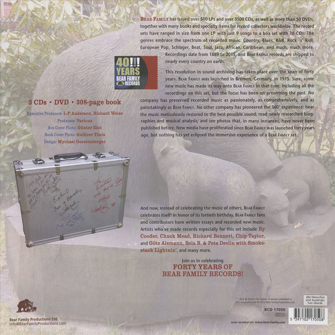 40 Years Bear Family Records cover art