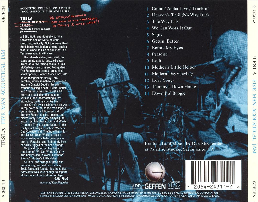 Five Man Acoustical Jam cover art
