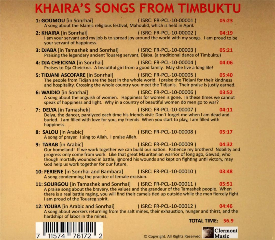 Timbuktu Tarab cover art