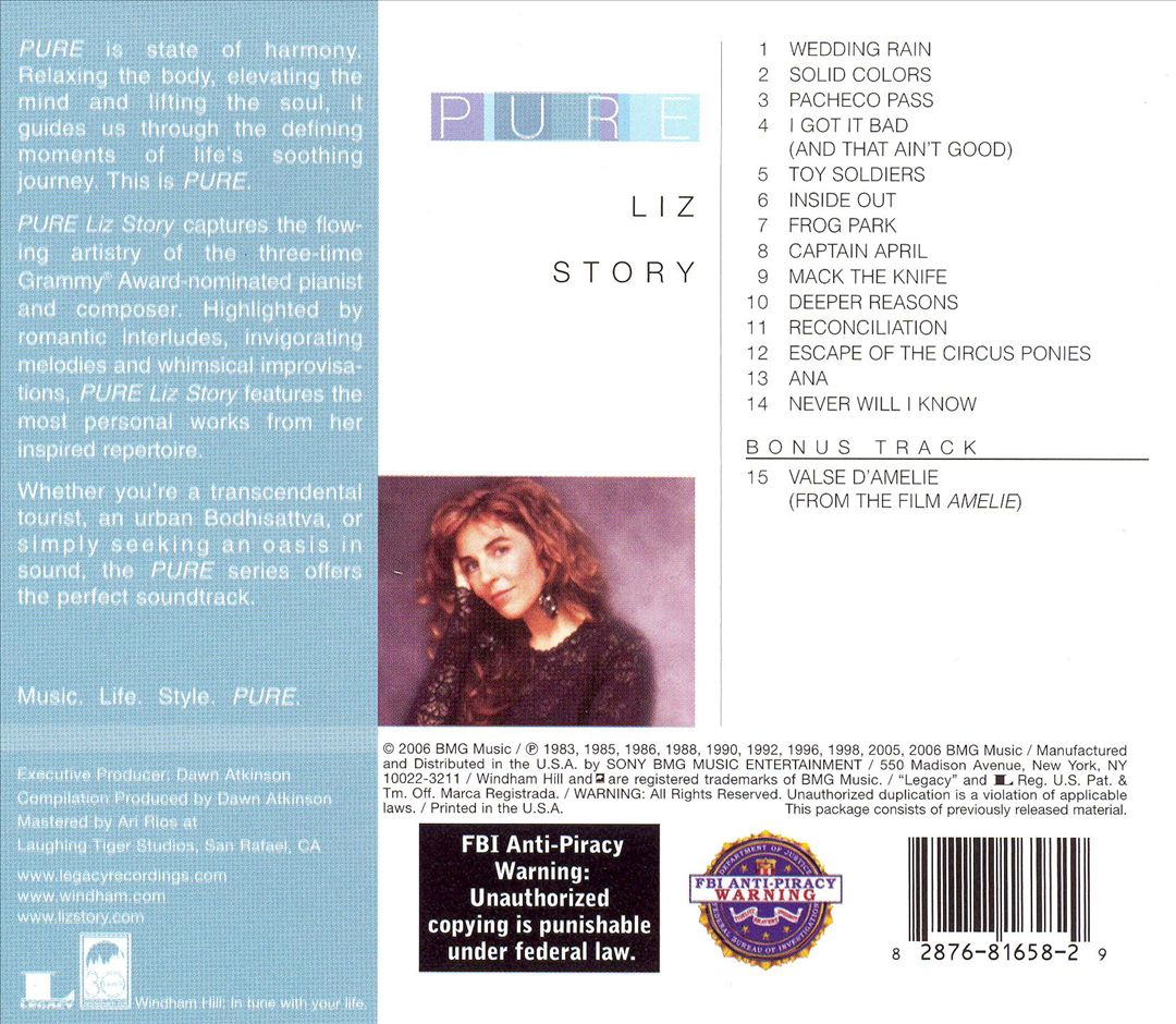 Pure Liz Story cover art