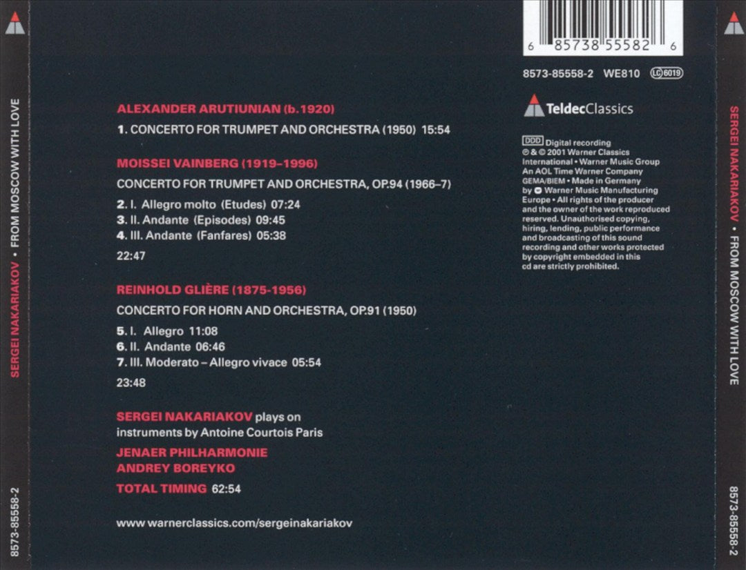 From Moscow with Love cover art