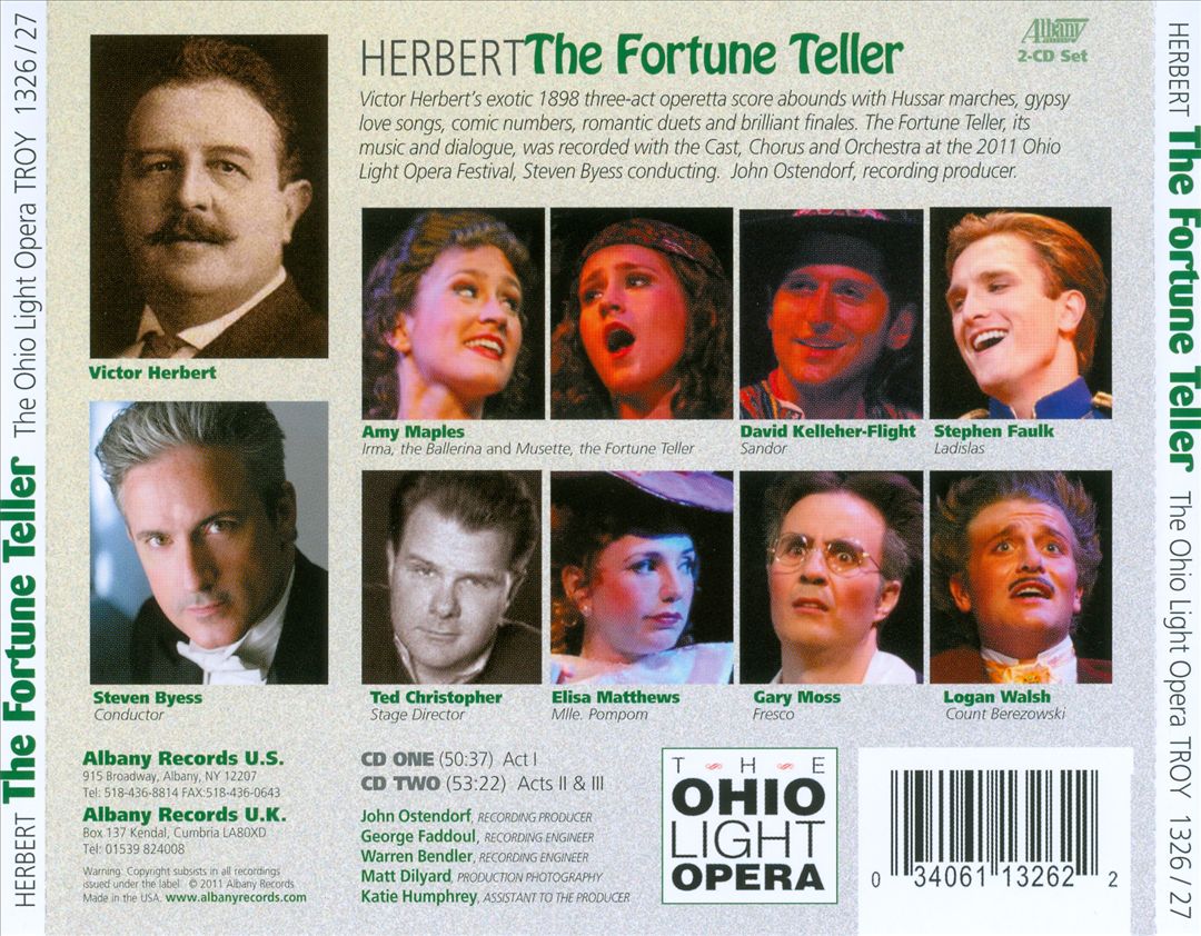 Victor Herbert: The Fortune Teller cover art