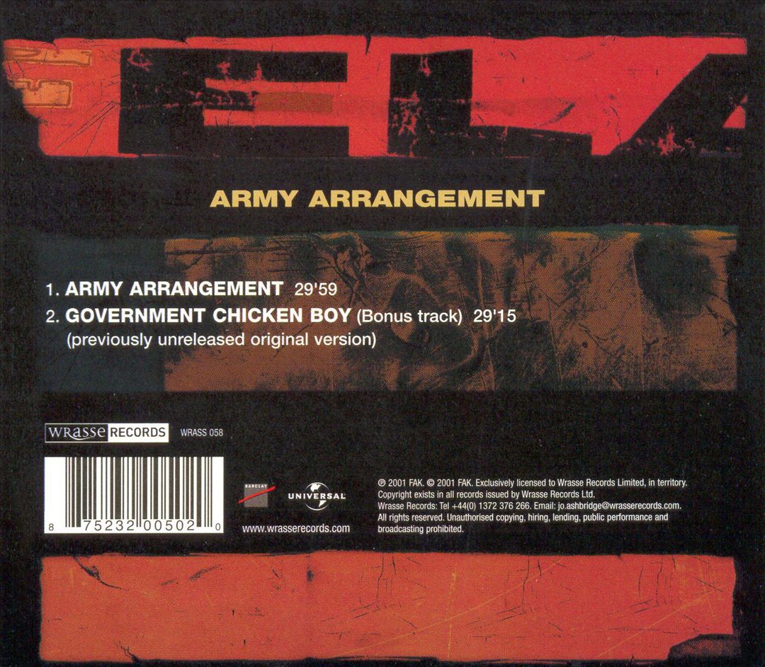 Army Arrangement [Wrasse] cover art