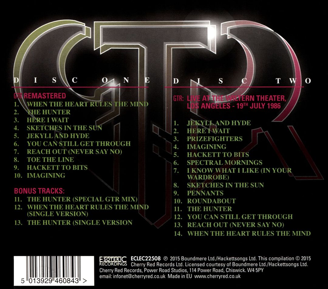 GTR cover art