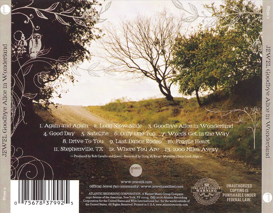 Goodbye Alice in Wonderland cover art