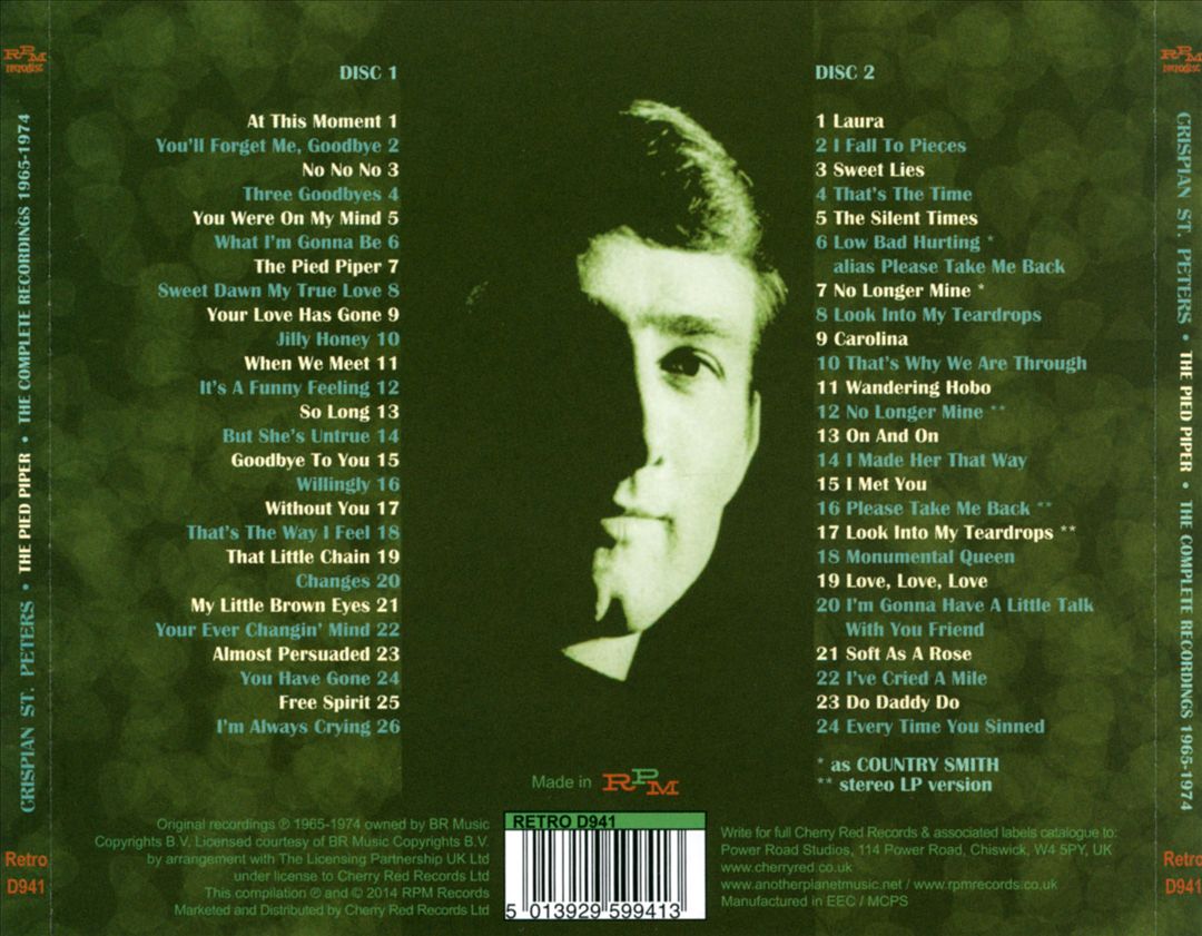 Pied Piper: The Complete Recordings 1965-1974 cover art