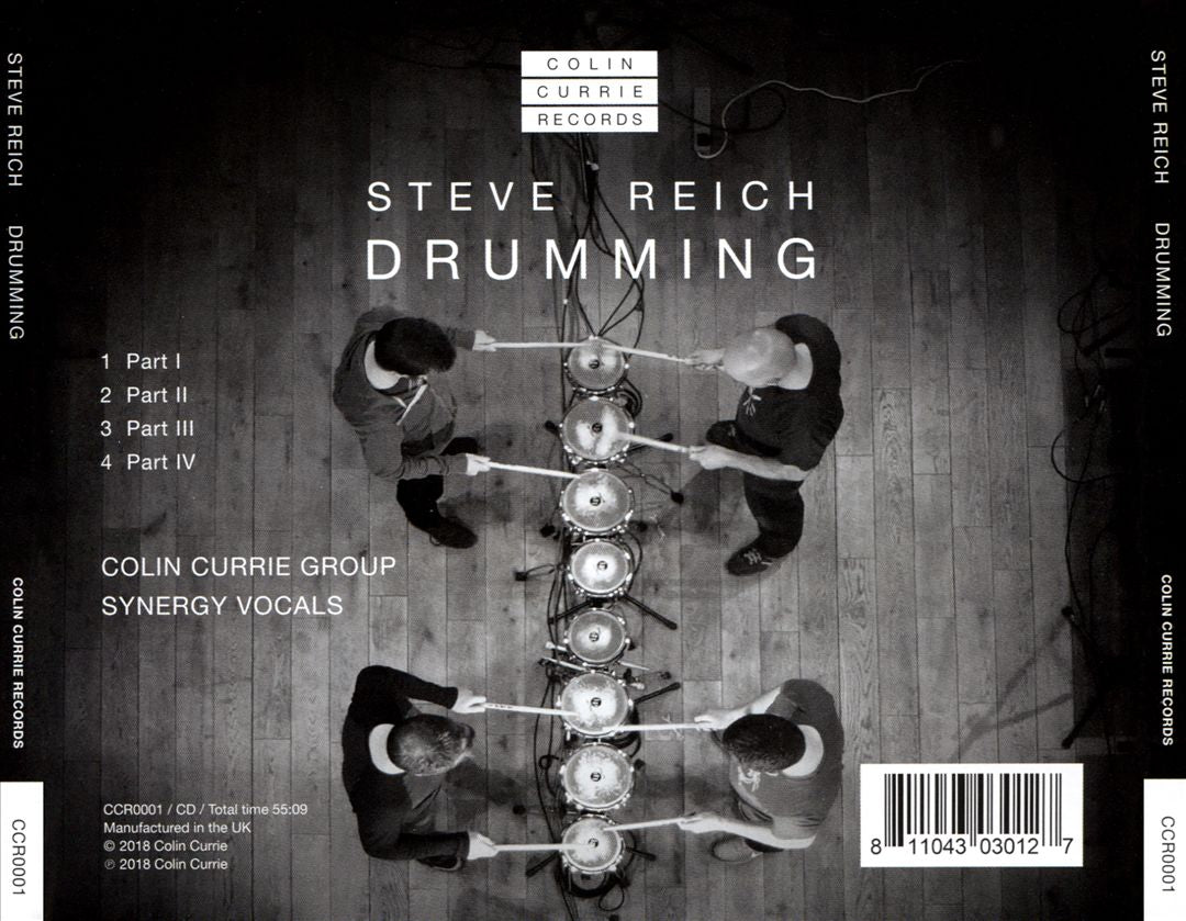 Steve Reich: Drumming cover art