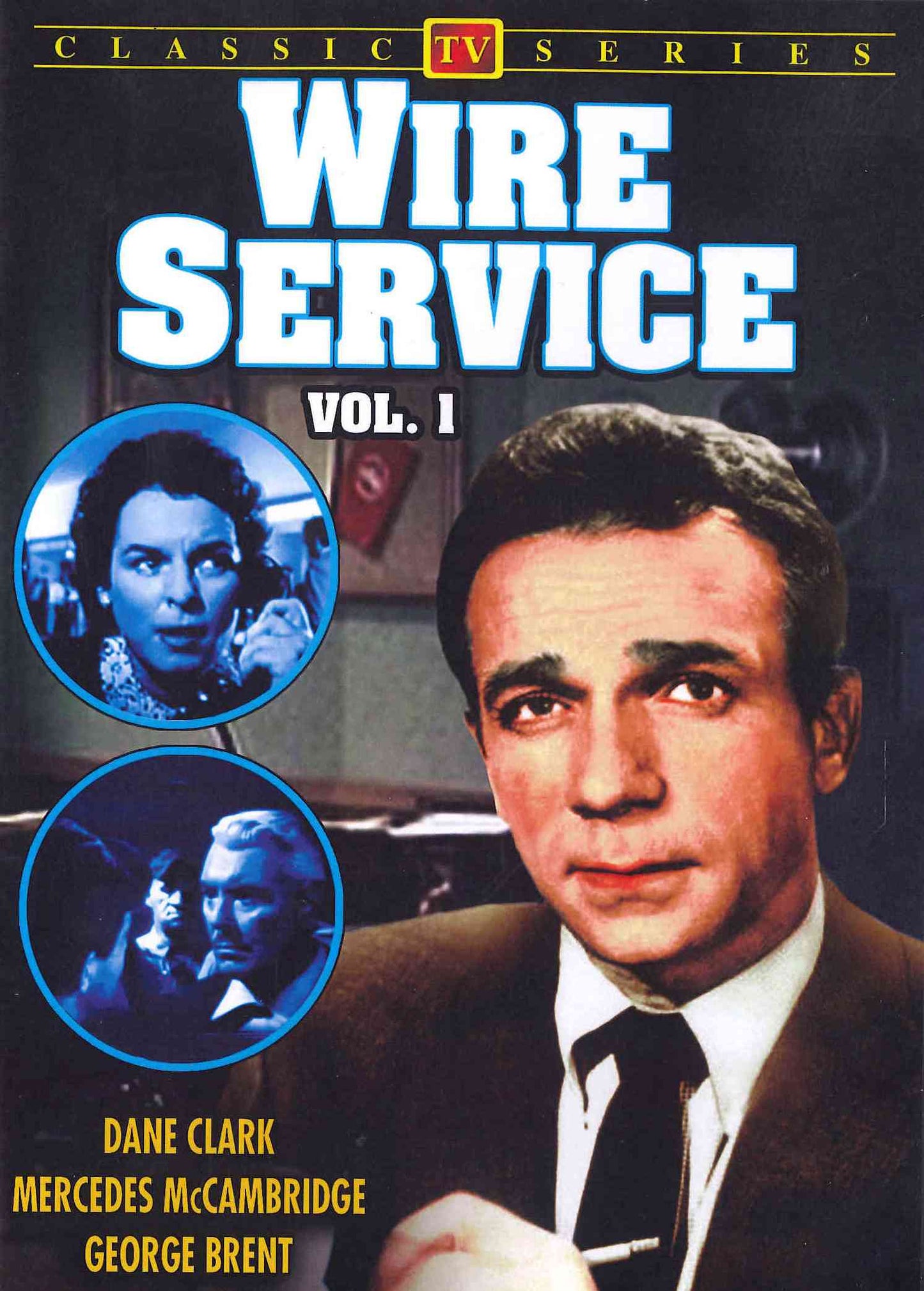 WIRE SERVICE V01 (DVD) (B&W/1956) cover art