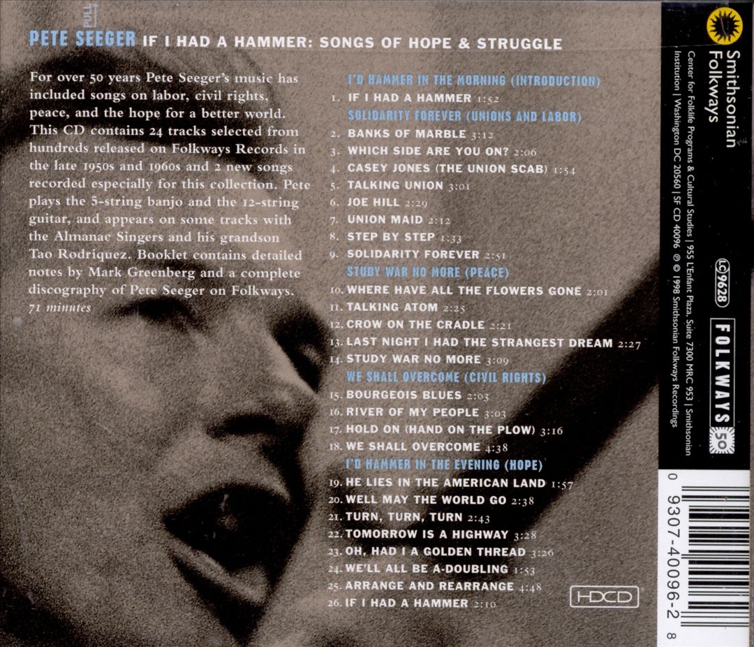 If I Had a Hammer: Songs of Hope & Struggle cover art