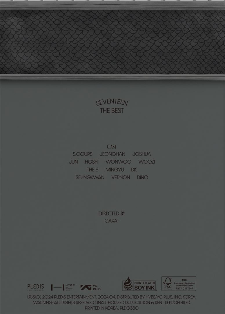 SEVENTEEN BEST ALBUM '17 IS RIGHT HERE' [HERE Ver.] cover art
