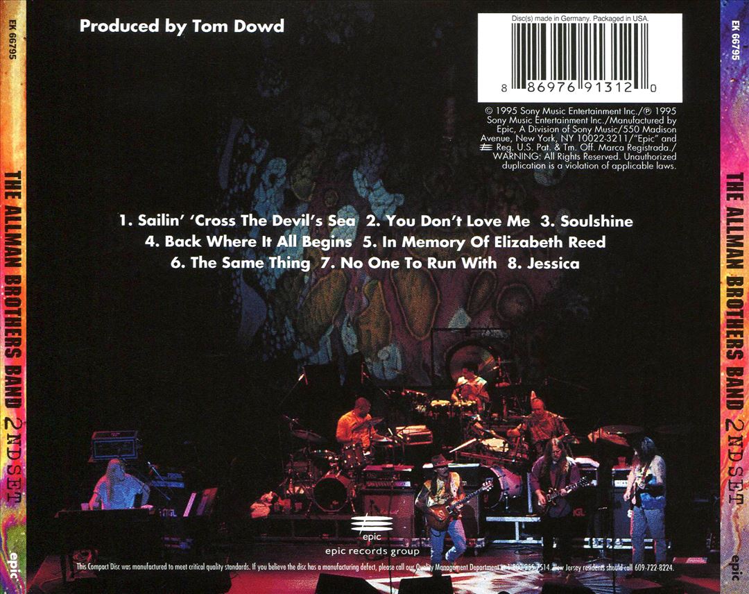 Evening with the Allman Brothers Band: 2nd Set cover art