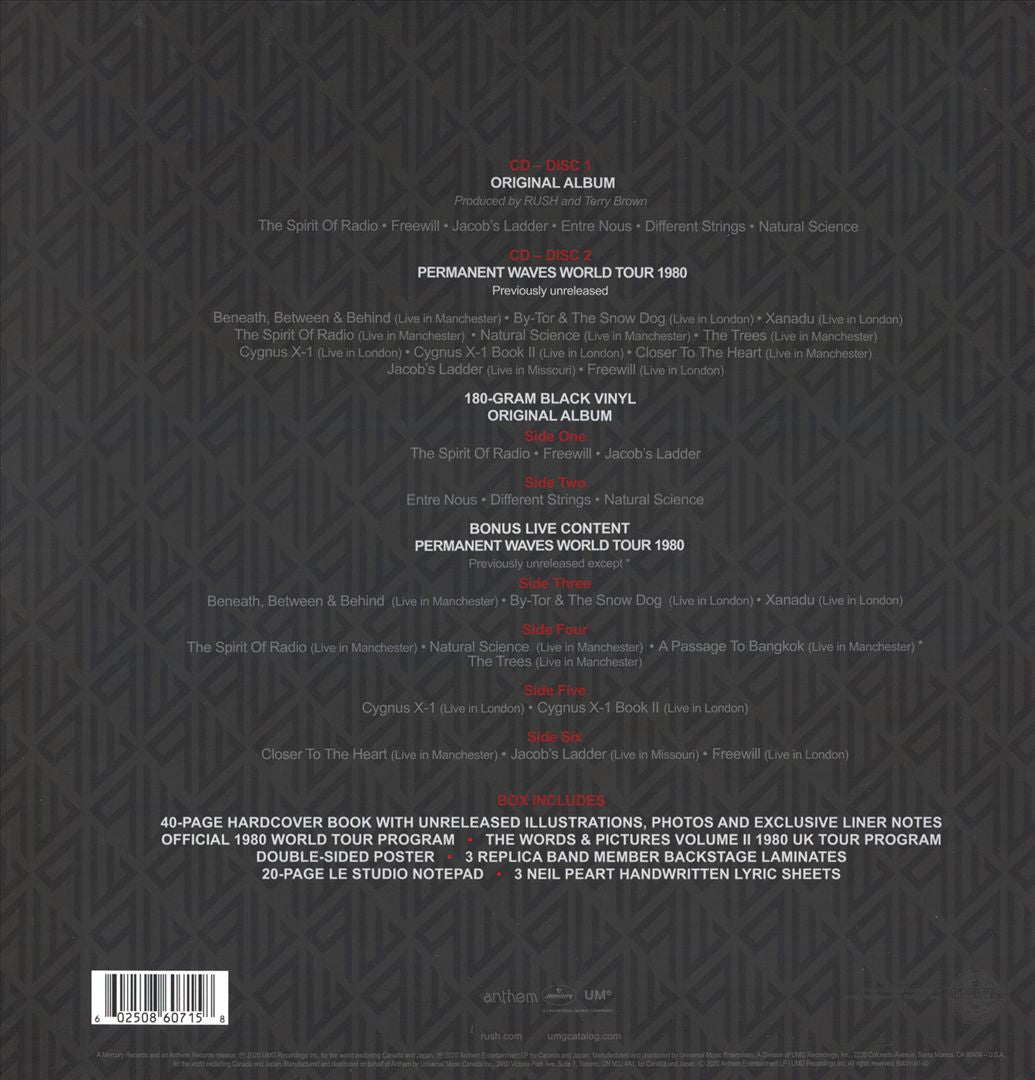 Permanent Waves [Super Deluxe 40th Anniversary Edition 2CD/3LP Box Set] cover art