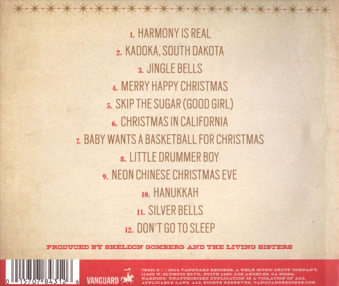 Harmony Is Real: Songs for a Happy Holiday cover art