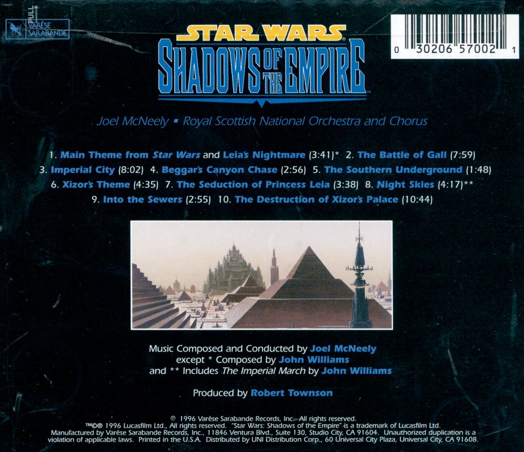 Star Wars: Shadows of the Empire [Original Game Soundtrack] cover art