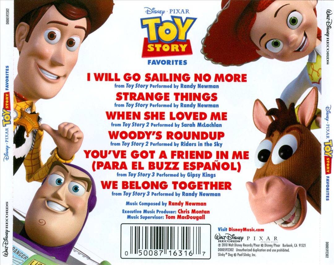 Toy Story Favorites cover art