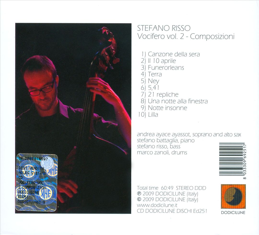 Vocifero, Vol. 2: Composizioni cover art